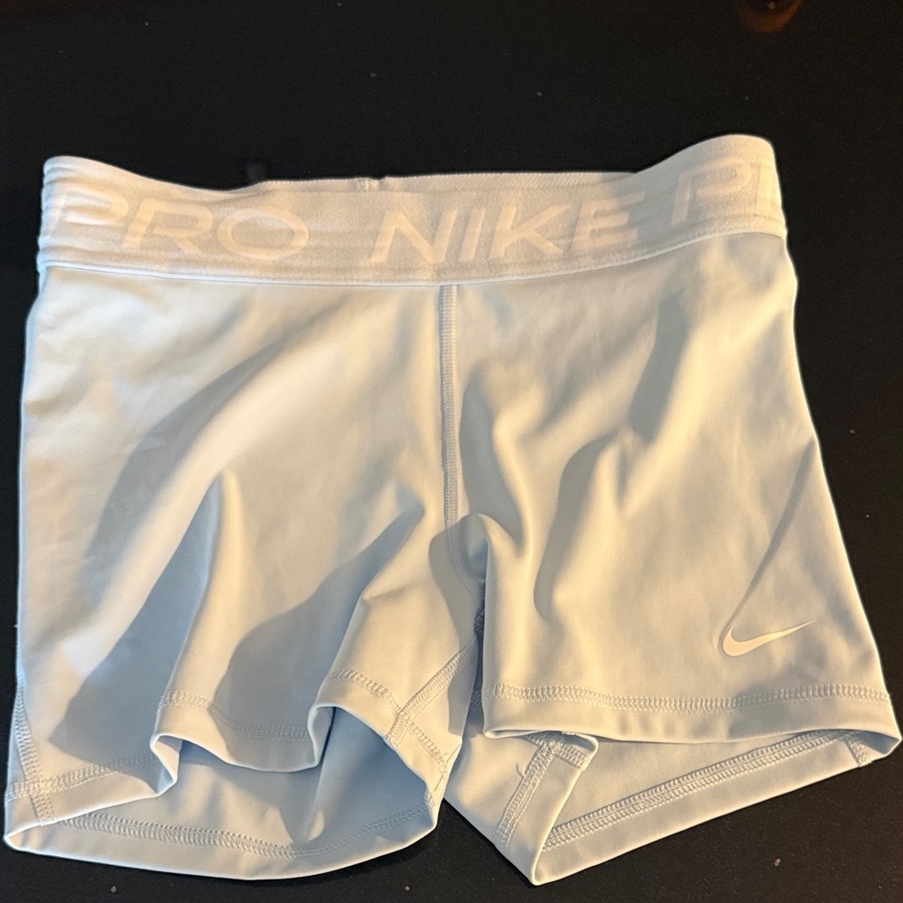 Nike Light Blue Athletic Shorts